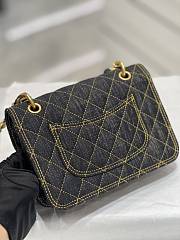 Chanel Classic Denim Bag In Mini Size - 3