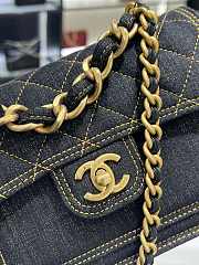 Chanel Classic Denim Bag In Small Size - 3