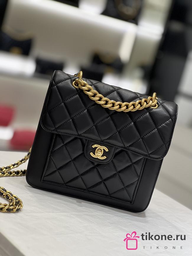 Chanel 23s Black Small Messenger Bag - 19x14x5cm  - 1