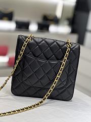 Chanel 23s Black Small Messenger Bag - 19x14x5cm  - 3