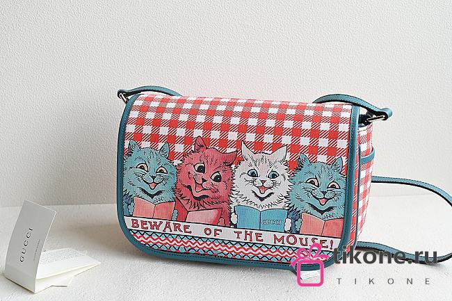 GG Kid Cat Print Messenger Bag 29 - 1