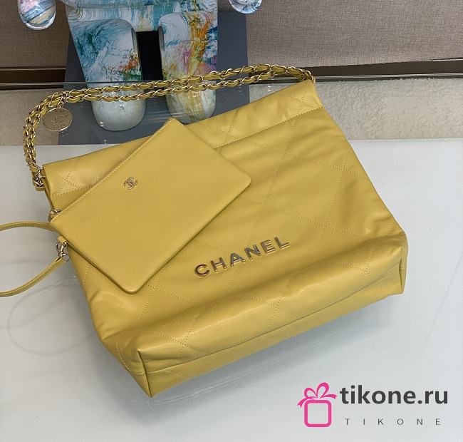 Chanel 22 Handbag In Yellow Color - 35x37x7cm - 1