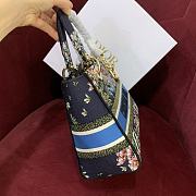 Dior Lady Blue Multicolor Étoile de Voyage Embroidery - 24x20x11cm - 5