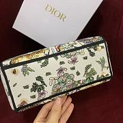 Dior Lady White Multicolor Étoile de Voyage Embroidery - 24x20x11cm - 5