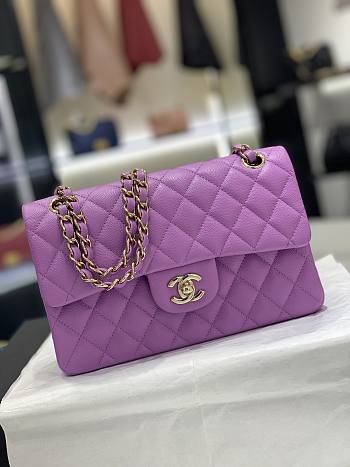 Chanel 23 Purple Classic Flap Bag 