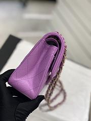 Chanel 23 Purple Classic Flap Bag  - 5