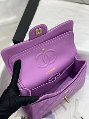 Chanel 23 Purple Classic Flap Bag  - 4