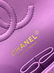 Chanel 23 Purple Classic Flap Bag  - 3