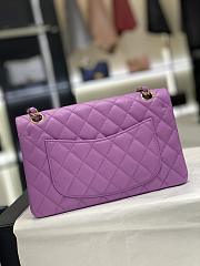 Chanel 23 Purple Classic Flap Bag  - 2