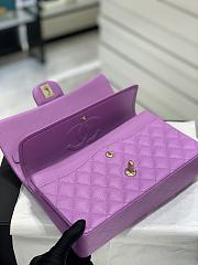 Chanel 25 Purple Classic Flap Bag - 5