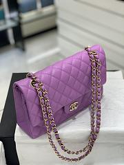 Chanel 25 Purple Classic Flap Bag - 4