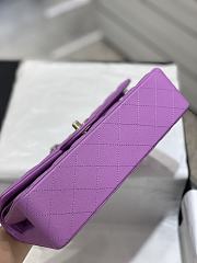 Chanel 25 Purple Classic Flap Bag - 3