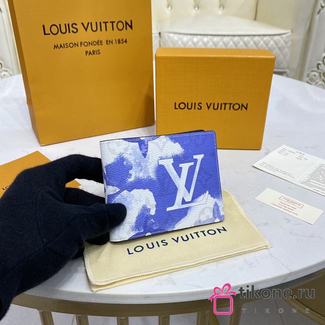 LV Monogram Cloud Blue Wallet - 11.5 x 9 x 1.5 cm - 1