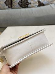 Chanel Leboy White in Gold Hardware - 25x15x9cm - 3