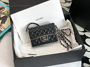 Chanel 22A Metal Black Case - 9x13x4cm - 1