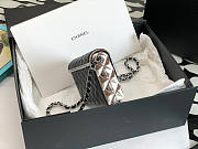 Chanel 22A Metal Black Case - 9x13x4cm - 3