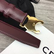 Celine Arc de Triomphe Purple Tambourine Belt - 2.5cm - 3