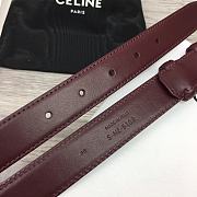 Celine Arc de Triomphe Purple Tambourine Belt - 2.5cm - 2