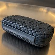 Bottega Veneta Black Metallic Leather - 19x11.5x5cm - 5