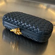 Bottega Veneta Black Metallic Leather - 19x11.5x5cm - 3