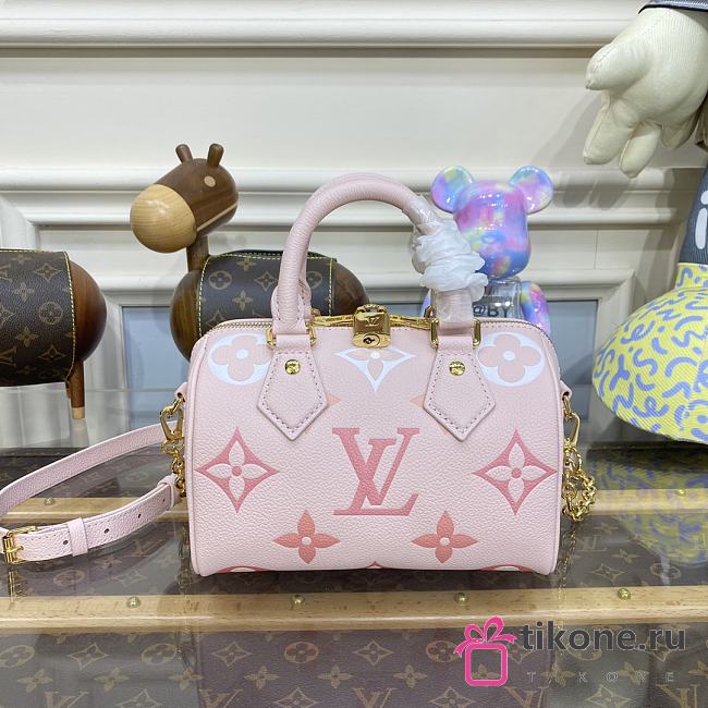 LV Speedy Bandoulière 20 Pink - 20.5x13.5x12cm - 1