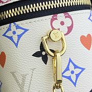 LV Vanity Game On Monogram Canvas In White - 19x13x11cm - 5