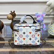 LV Vanity Game On Monogram Canvas In White - 19x13x11cm - 3