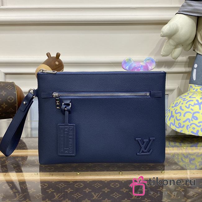 LV Takeoff Pouch Dark Blue - 30x22x5 cm - 1