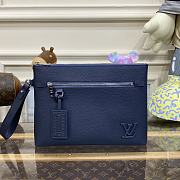 LV Takeoff Pouch Dark Blue - 30x22x5 cm - 1