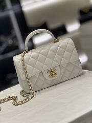 Chanel Mini Flap Bag Lambskin Leather Top Handles - 20×6x13cm - 1