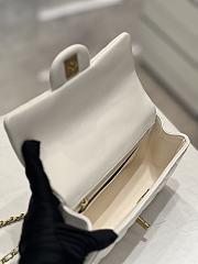 Chanel Mini Flap Bag Lambskin Leather Top Handles - 20×6x13cm - 5