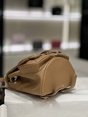 Chanel 23 Brown Small Backpack - 20x21x11cm - 5