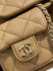 Chanel 23 Brown Mini Backpack - 17x17x9cm - 2