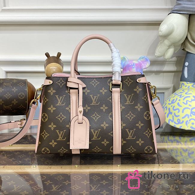 LV Soufflot Pink Tote - 29x19x10cm - 1