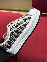 Dior Walk'n'Dior Sneaker With Dark Blue Pattern - 3