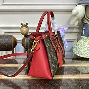 LV Soufflot Red Tote - 29x19x10cm - 5