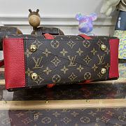 LV Soufflot Red Tote - 29x19x10cm - 3