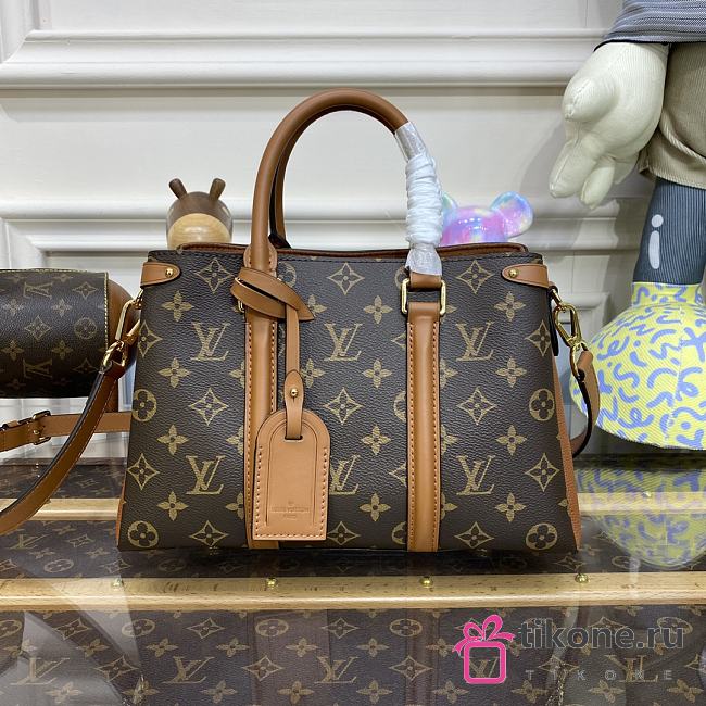 LV Soufflot Brown Tote - 29x19x10cm  - 1