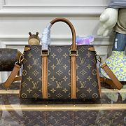 LV Soufflot Brown Tote - 29x19x10cm  - 3