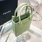 Prada Small Triangle Plaque Tote - 17.5cm - 3