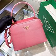 Prada Saffiano Leather Prada Matinee Bag-Pink - 28.5cm - 1