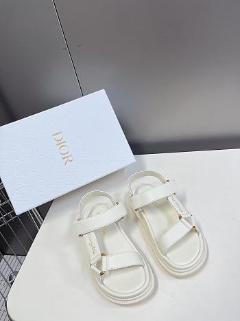 Dior White Sandals 