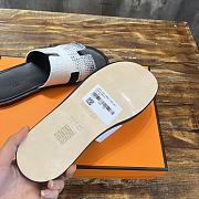 Hermes Men Slippers Crocodile Patterns  - 4