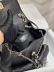 Chanel Black Backpack Small Size 17x17x9cm - 4