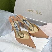 Jimmy Choo Diamond Chain High Heels In Pink - 2