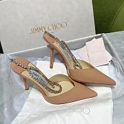 Jimmy Choo Diamond Chain High Heels In Pink - 3