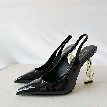 Saint Laurent Opyum 110mm Slingback Pumps Black