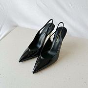 Saint Laurent Opyum 110mm Slingback Pumps Black - 2