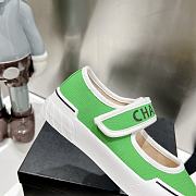 Chanel 2023 Coco Retro Style Shoes In Green - 5