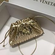 Bottega Veneta Gold Pouch Bag - 23x13x8cm - 5